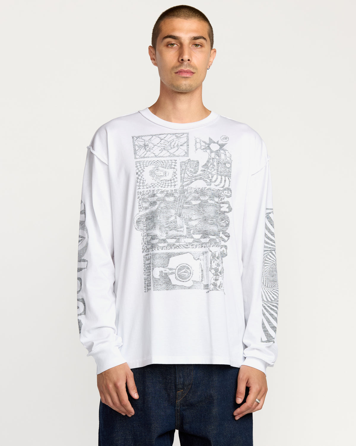 Men's Povj Long Sleeve Tee | Volcom Smart Buy
