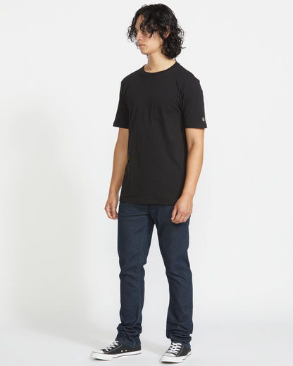 Men's Solid Short Sleeve Shirt Pocket Tee | Volcom Recommended
