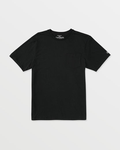 Men's Solid Short Sleeve Shirt Pocket Tee | Volcom Recommended